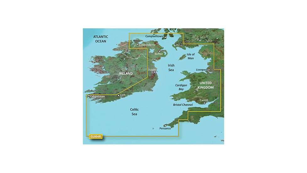 Garmin BlueChart g2 Irish Sea v2010.5-v12 microSD Card w/SD Adapter 010-C0763-20