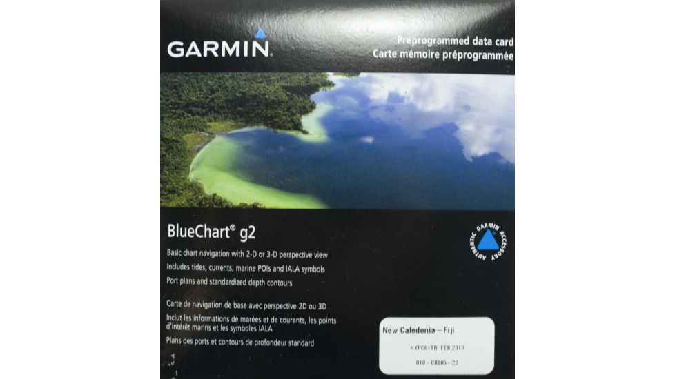 Garmin BlueChart g2 New Caledonia to Fiji v2010.5-v12 microSD Card w/SD Adapter