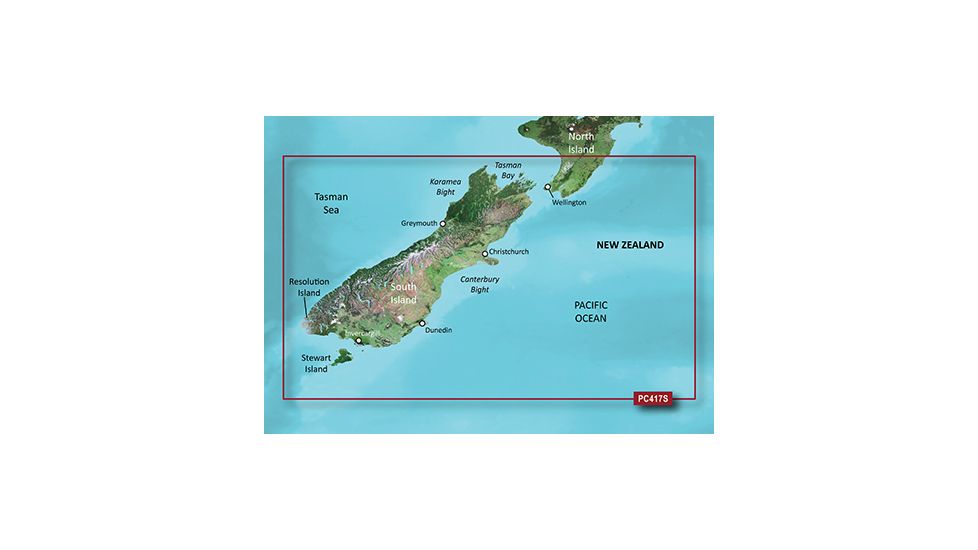 Garmin BlueChart g2 New Zealand South v2010.5-v12 microSD Card w/SD Adapter 010-C0875-20