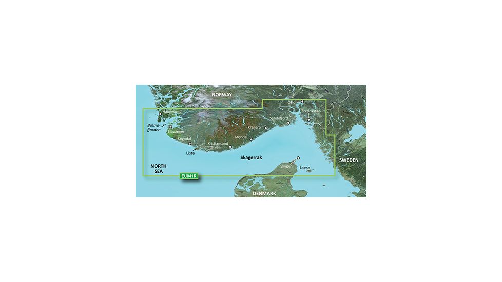 Garmin BlueChart g2 Oslo Skagerak Haugesund v2010.5-v12 microSD Card w/SD Adapter 010-C0778-20