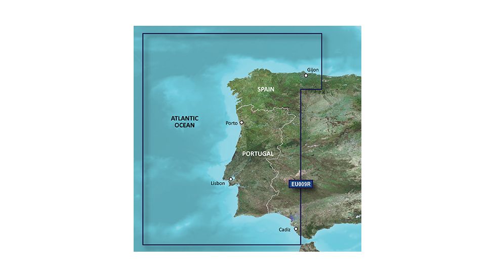 Garmin BlueChart g2 Portugal and Northwest Spain v2010.5-v12 microSD Card w/SD Adapter 010-C0767-20