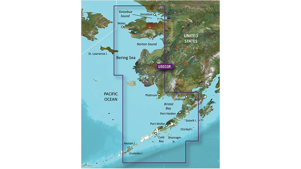 Garmin BlueChart g2 Vision - Bristol Bay-Kotzebue Snd. JUL 08 (US033R) SD Card 010-C0734-00