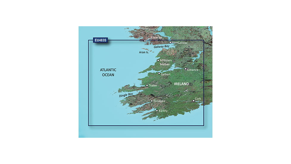 Garmin BlueChart g2 Vision - Galway Bay to Cork JUL 08 (EU483S) SD Card 010-C0827-00