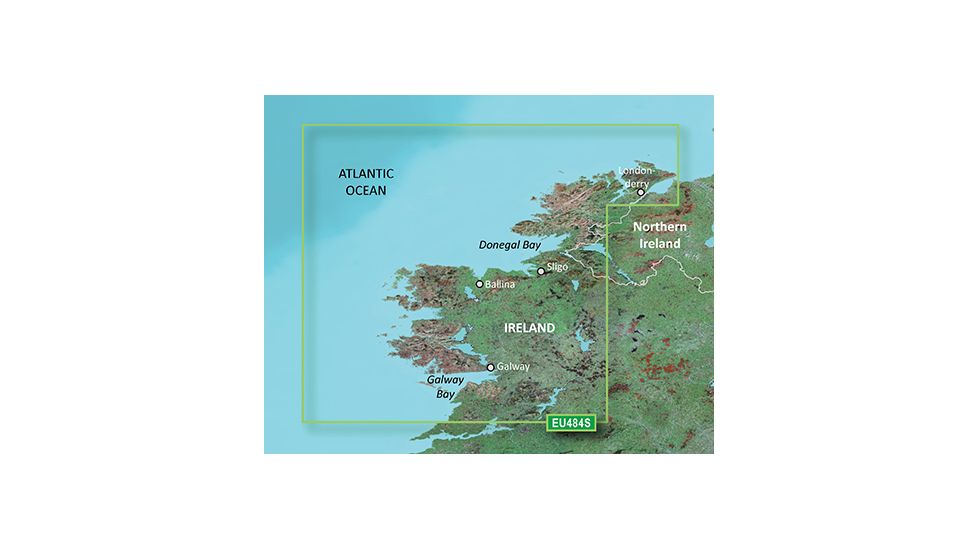 Garmin BlueChart g2 Vision - Ireland North-West JUL 08 (EU484S) SD Card 010-C0828-00