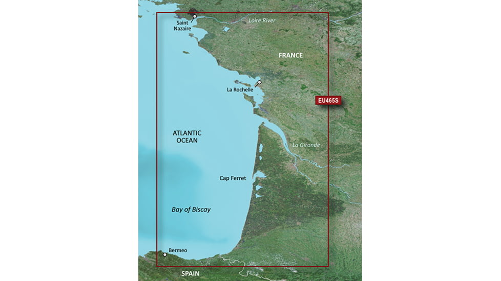 Garmin BlueChart g2 Vision - La Baule to San Sebastian JUL 08 (EU465S) SD Card 010-C0809-00