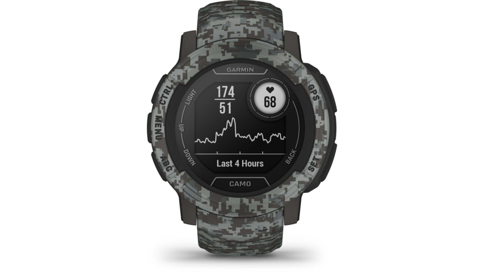 Garmin Camo Edition Instinct 2 Watches, Graphite Camo, 010-02626-13