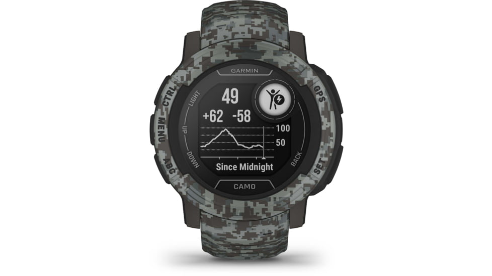 Garmin Camo Edition Instinct 2 Watches, Graphite Camo, 010-02626-13