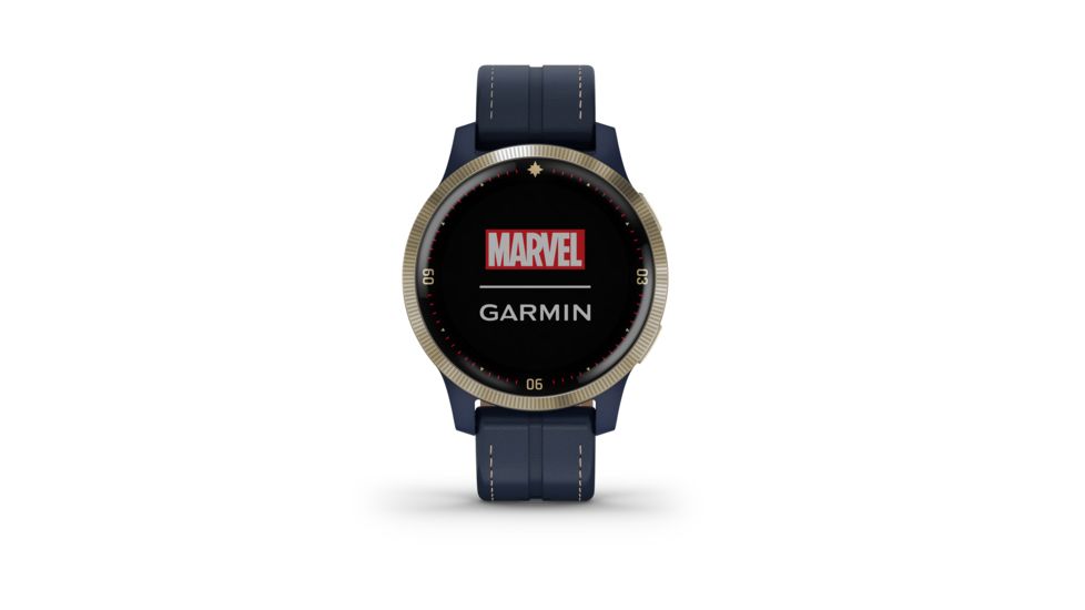 Garmin Captain Marvel Watch, Blue/Black, Small, 010-02172-41