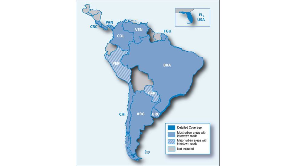 Garmin City Navigator Map - South America NT on MicroSD/SD 010-11752-00