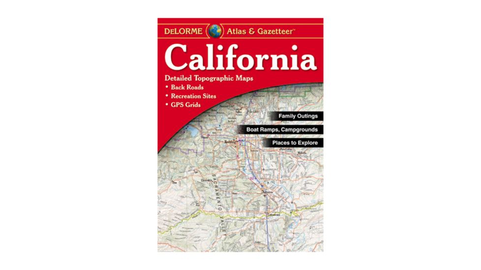 Garmin Delorme California Atlas &amp; Gazetteer Paper Map AA-007983-000