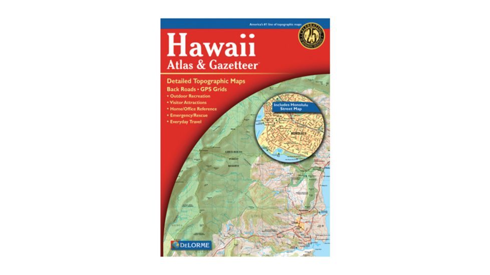Garmin Delorme Hawaii Atlas &amp; Gazetteer Paper Map AA-001640-000