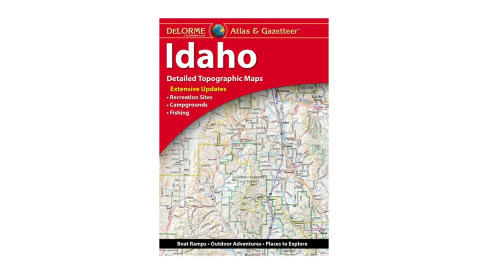 Garmin Delorme Idaho Atlas &amp; Gazetteer Paper Map 010-12806-00