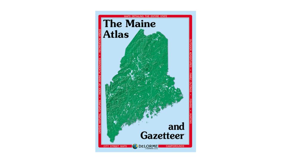 Garmin Delorme Maine Atlas &amp; Gazetteer Paper Map 010-12823-00