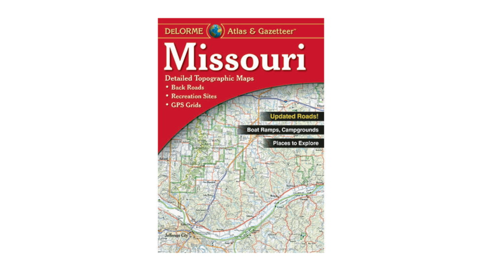 Garmin Delorme Missouri Atlas &amp; Gazetteer Paper Map AA-008865-000