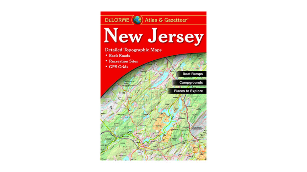 Garmin Delorme New Jersey Atlas &amp; Gazetteer Paper Map AA-001642-000