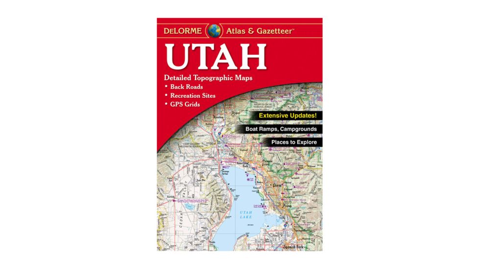 Garmin Delorme Utah Atlas &amp; Gazetteer Paper Map AA-008864-000
