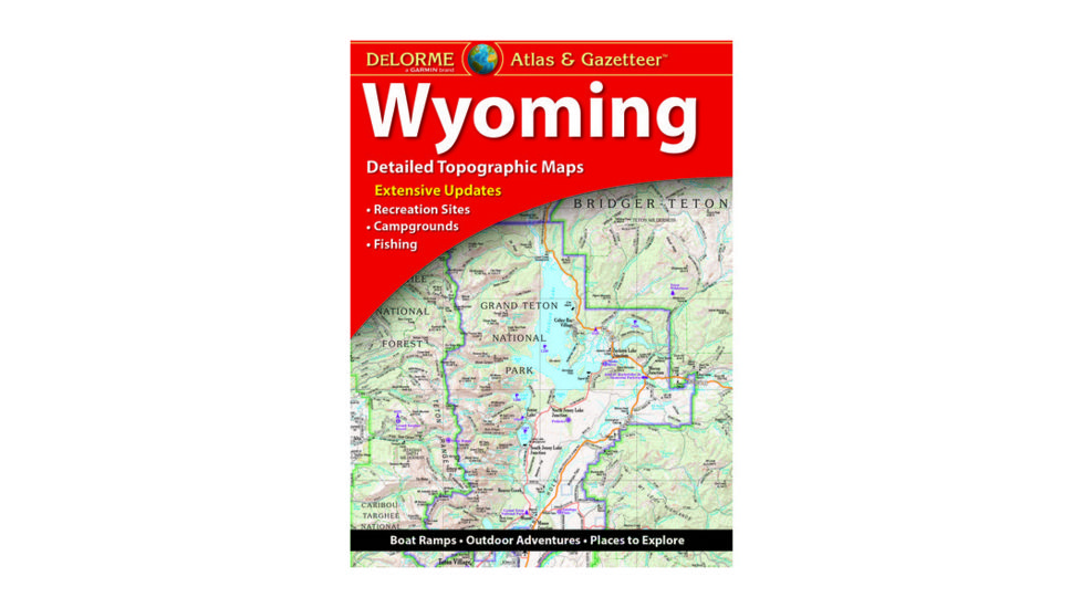Garmin Delorme Wyoming Atlas &amp; Gazetteer Paper Map 010-12694-00