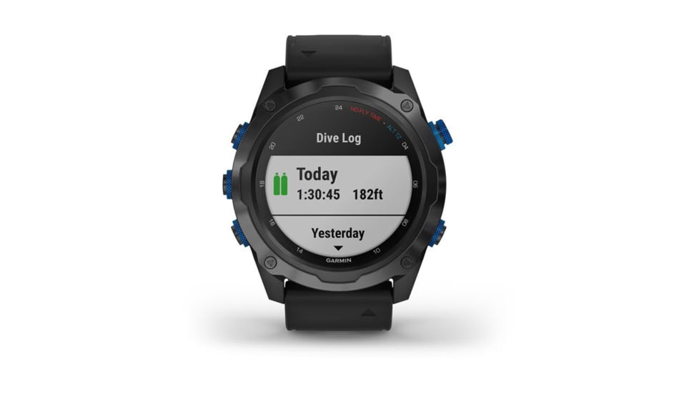 Garmin Descent Mk2i Diving Watch w/ Descent T1 Bundle, Titanium Carbon Gray DLC with Black Band, 010-02132-03