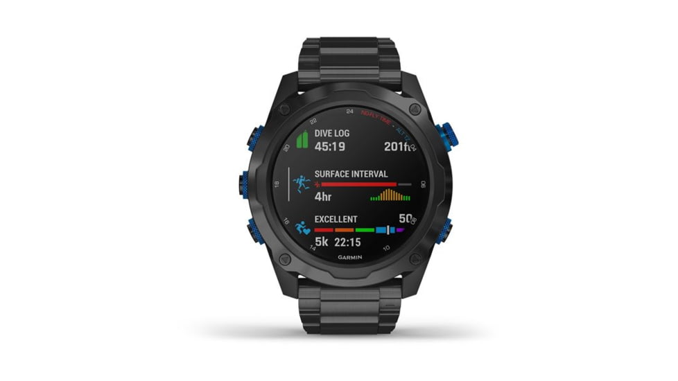 Garmin Descent Mk2i Diving Watch w/ Descent T1 Bundle, Titanium Carbon Gray DLC with DLC Titanium Band, 010-02132-02