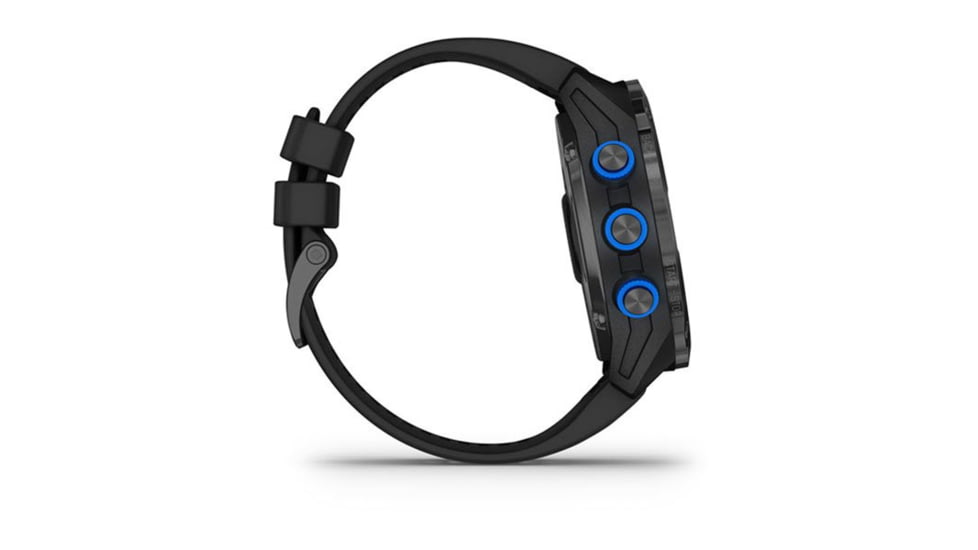 Garmin Descent Mk2i, Titanium Carbon Gray DLC with Black Band, Carbon Gray/Black, 010-02132-01