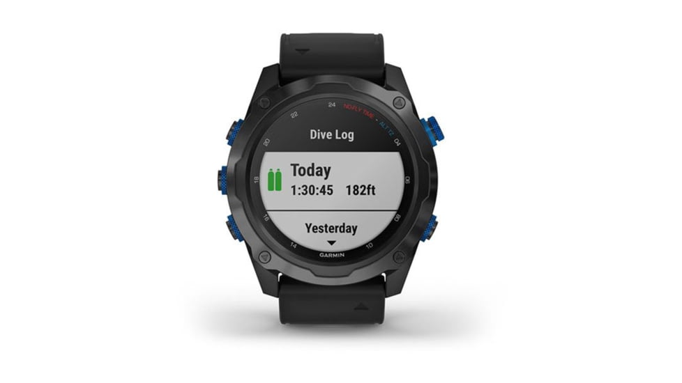 Garmin Descent Mk2i, Titanium Carbon Gray DLC with Black Band, Carbon Gray/Black, 010-02132-01