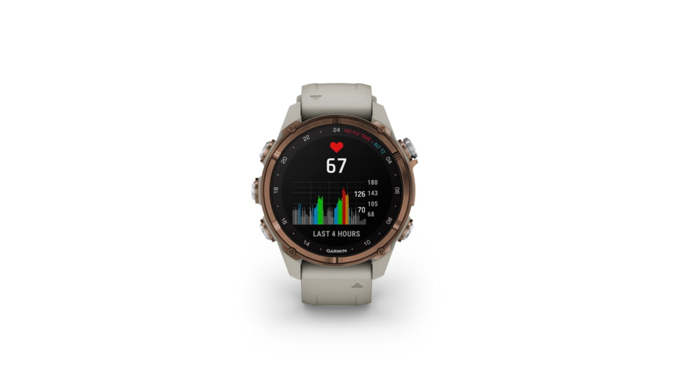 Garmin Descent Mk3i 43 mm, Bronze PVD Titanium with French Gray Silicone Band, 010-02753-13
