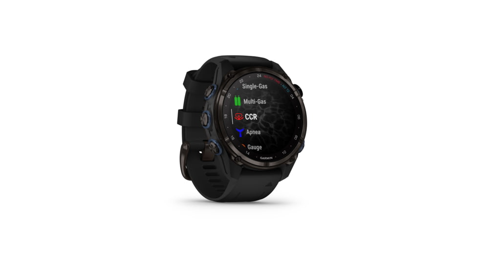 Garmin Descent Mk3i 43 mm, Carbon Gray DLC Titanium with Black Silicone Band, 010-02753-10