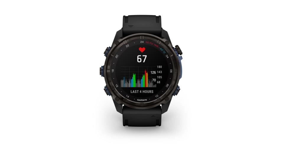 Garmin Descent Mk3i 51 mm, Carbon Gray DLC Titanium with Black Silicone Band, 010-02752-10