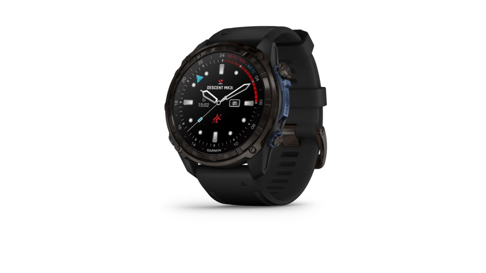 Garmin Descent Mk3i 51 mm, Carbon Gray DLC Titanium with Black Silicone Band, 010-02752-10