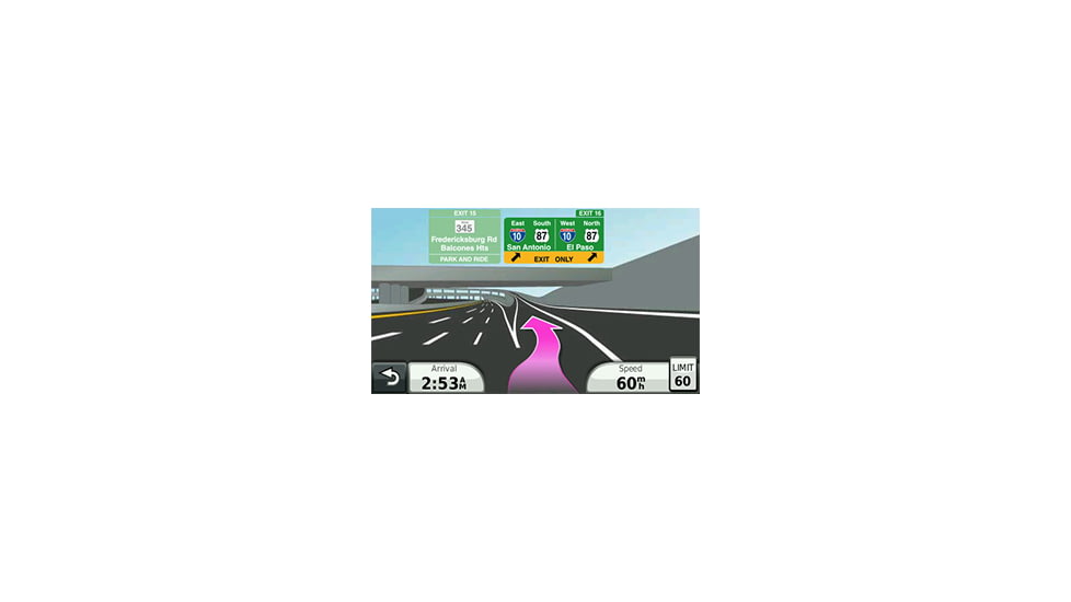Garmin dezl 560LMT GPS Screenshot