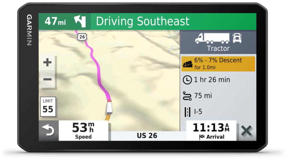Garmin dezl OTR700 GPS, Black, 010-02313-00