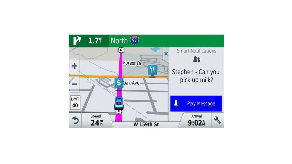 Garmin DriveSmart 70LMT GPS Navigation w/Pinch-to-Zoom Display 010-01538-01