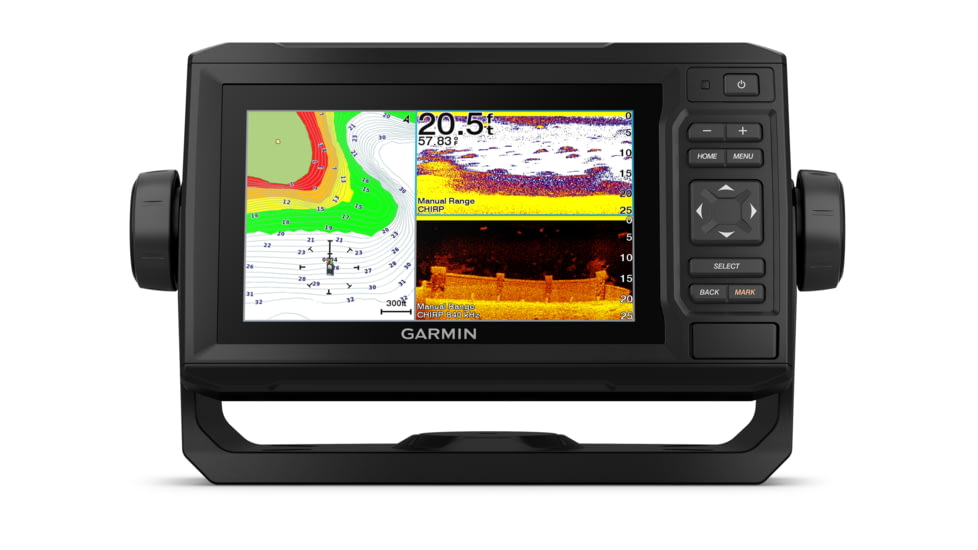 Garmin Echomap UHD 63cv, US LakeVu g3, w/GT24 xdcr, Black, 010-02330-01