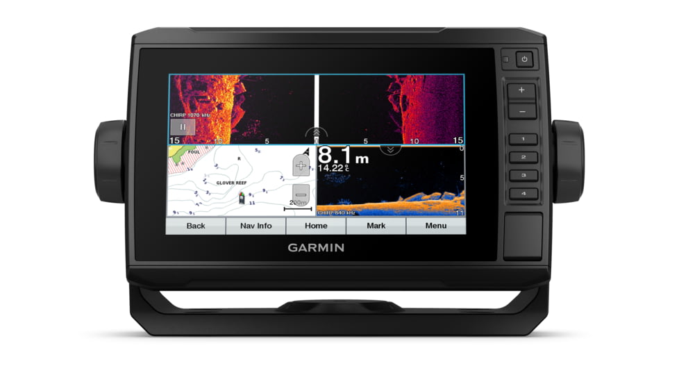 Garmin Echomap UHD 72sv, WW, w/GT54 xdcr, Black, 010-02337-01