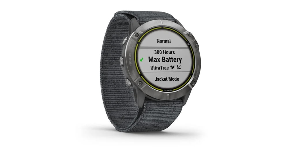 Garmin Enduro Watches, Silver/Gray Body with Slate Band, 010-02408-00