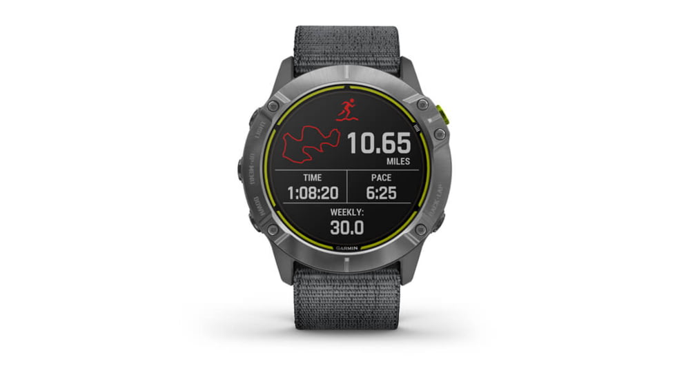 Garmin Enduro Watches, Silver/Gray Body with Slate Band, 010-02408-00