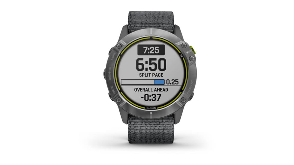 Garmin Enduro Watches, Silver/Gray Body with Slate Band, 010-02408-00