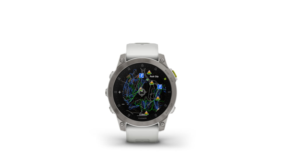 Garmin Epix Gen 2 Watch, White Titanium, 010-02582-20