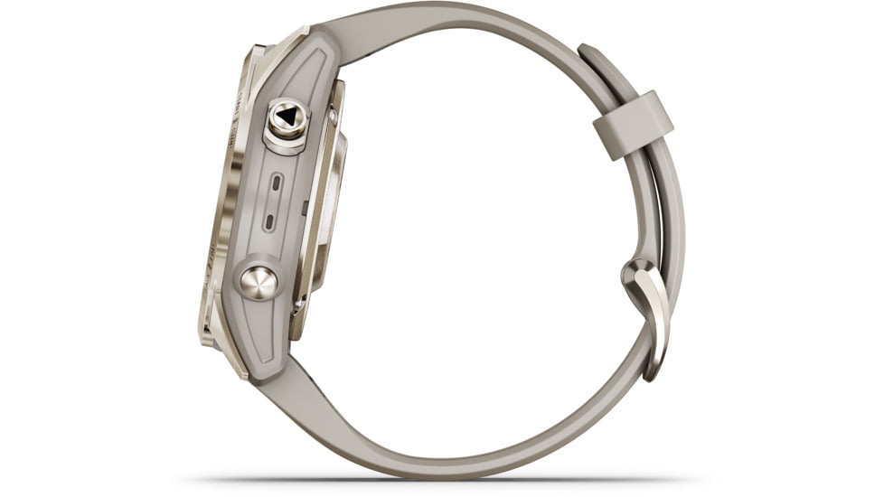 Garmin Epix Pro Gen 2 - Sapphire Edition Watches, 42mm, Soft Gold w/ Light Sand Band, 010-02802-10