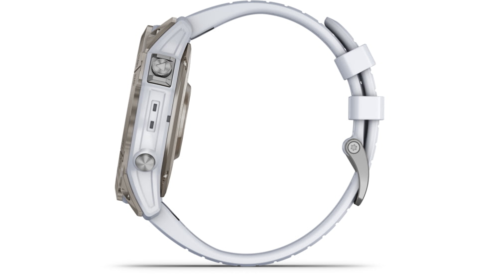 Garmin Epix Pro Gen 2 - Sapphire Edition Watches, 51mm, Titanium w/ Whitestone Band, 010-02804-10