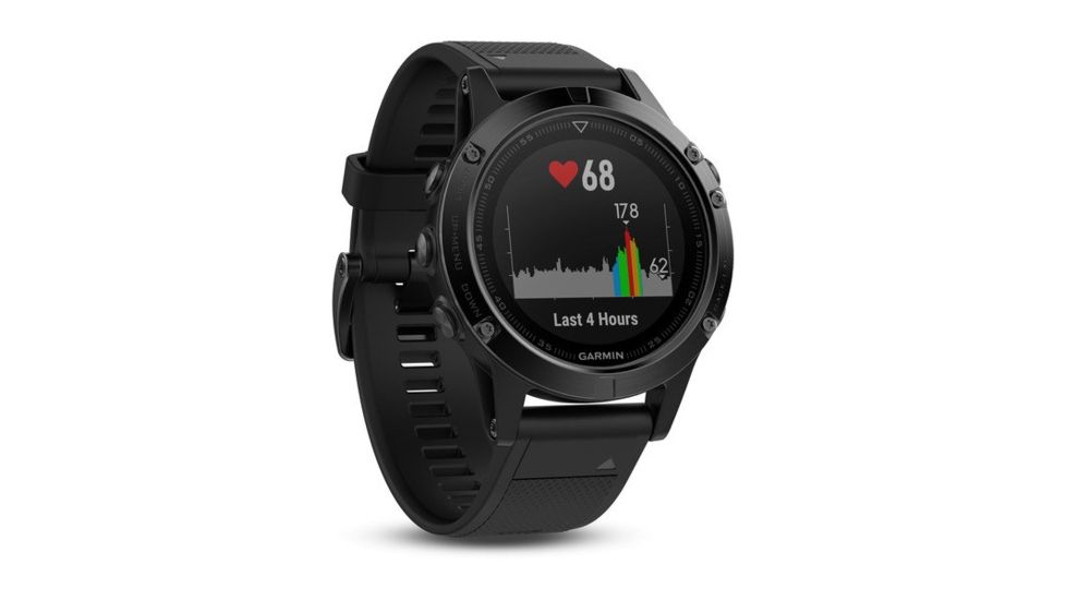 Garmin Fenix 5, Sapphire, Black, GPS Watch, NA, Black 010-01688-10