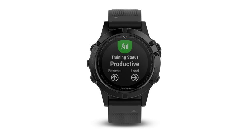 Garmin Fenix 5, Sapphire, Black, GPS Watch, NA, Black 010-01688-10