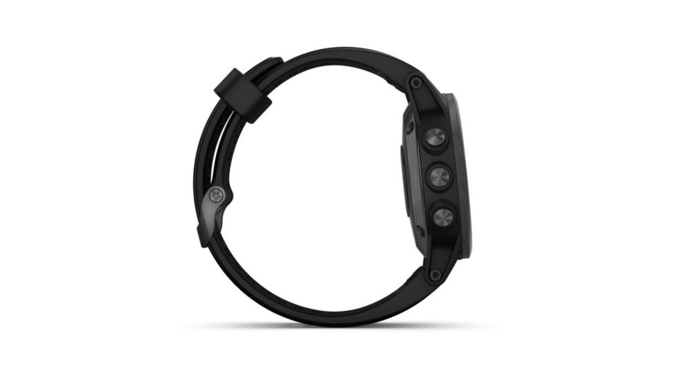 Garmin Fenix 5S Plus, Sapphire, GPS Watch, NA, Black/Black 010-01987-02