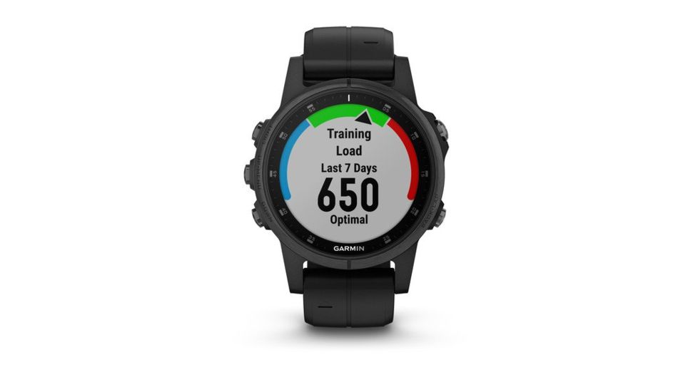Garmin Fenix 5S Plus, Sapphire, GPS Watch, NA, Black/Black 010-01987-02