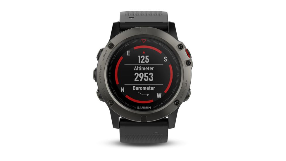 Garmin fenix 5x, Sapphire, GPS Watch, Canada, Slate Gray 010-01733-05