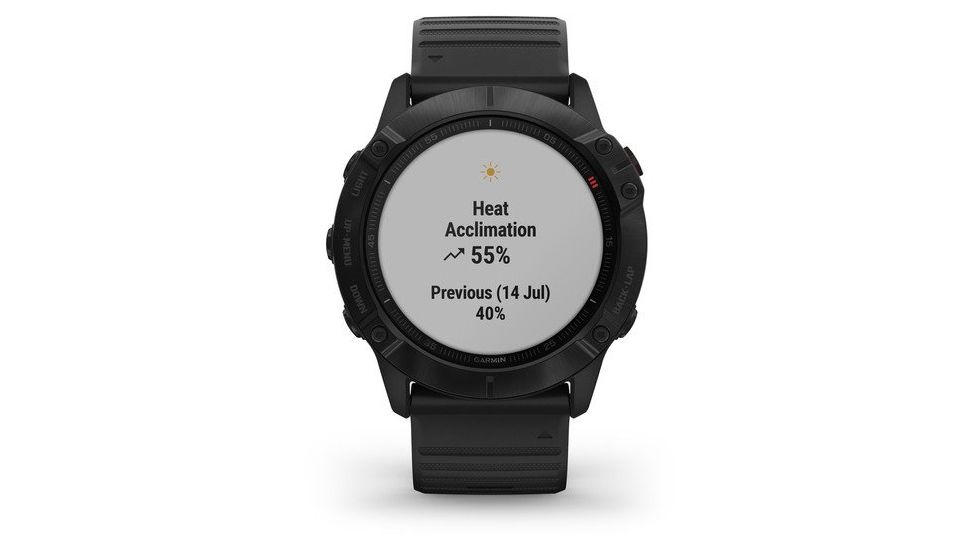 Garmin Fenix 6X Pro Multisport GPS Smartwatch, Black w/Black Band, 010-02157-00