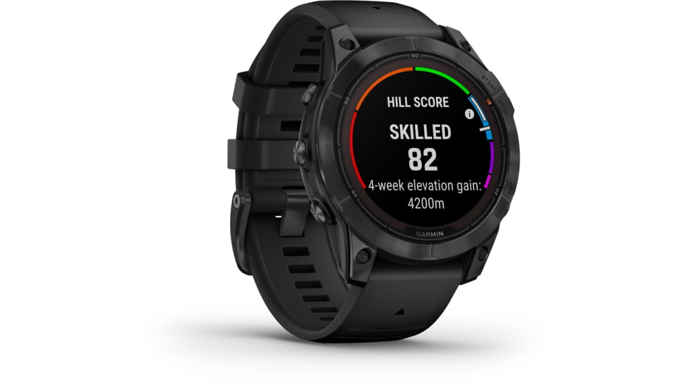 Garmin Fenix 7X Pro Solar Edition Slate Gray with Black Band Watch, 010-02778-00