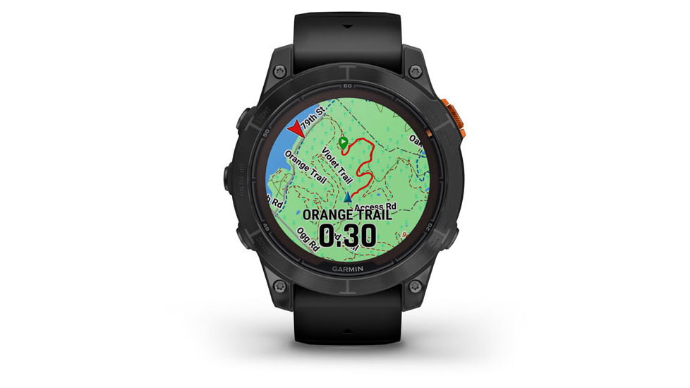 Garmin Fenix 7X Pro Solar Edition Slate Gray with Black Band Watch, 010-02778-00