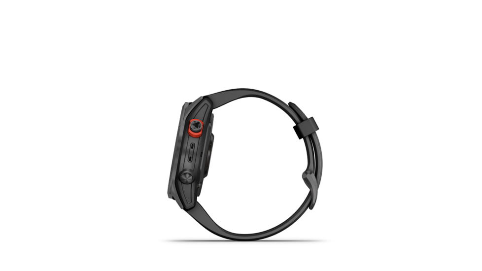 Garmin Fenix7S Solar Watch, Slate Gray Case, Black Band, 010-02539-12