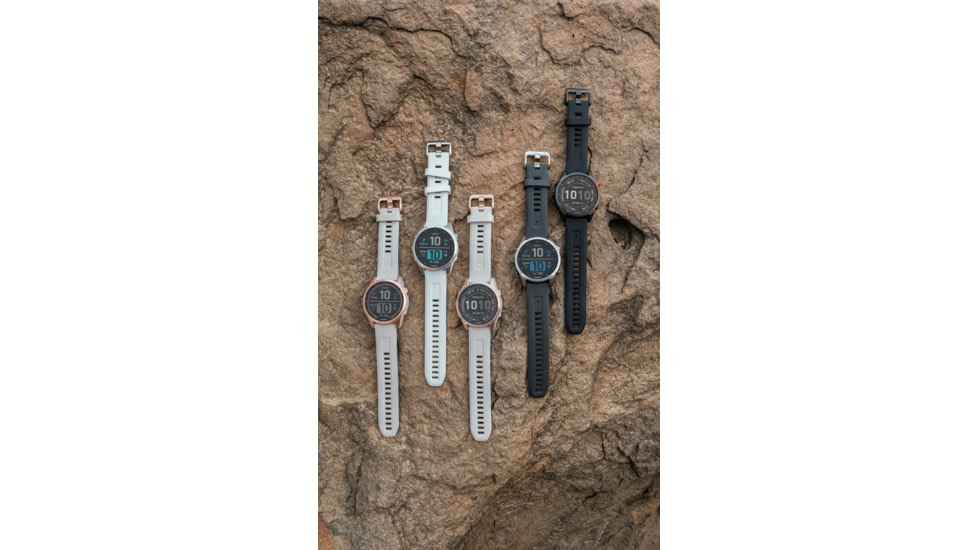 Garmin Fenix7S Solar Watch, Slate Gray Case, Black Band, 010-02539-12